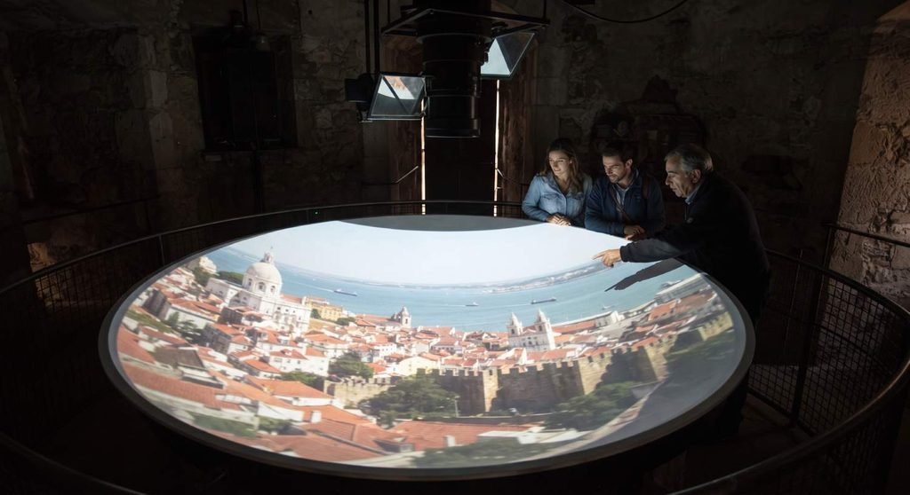 Camera Obscura im Castelo de São Jorge Lissabon