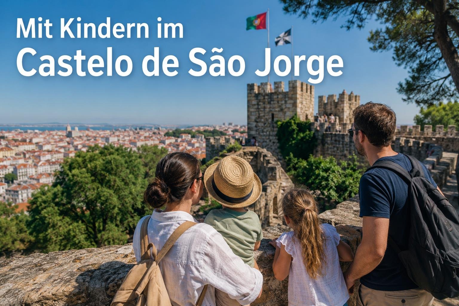 Besichtigung des Castelo de São Jorge mit Kindern