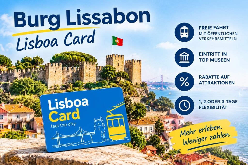 Burg Lissabon und die Lisboa Card: Lohnt sich die Karte für deinen Besuch?